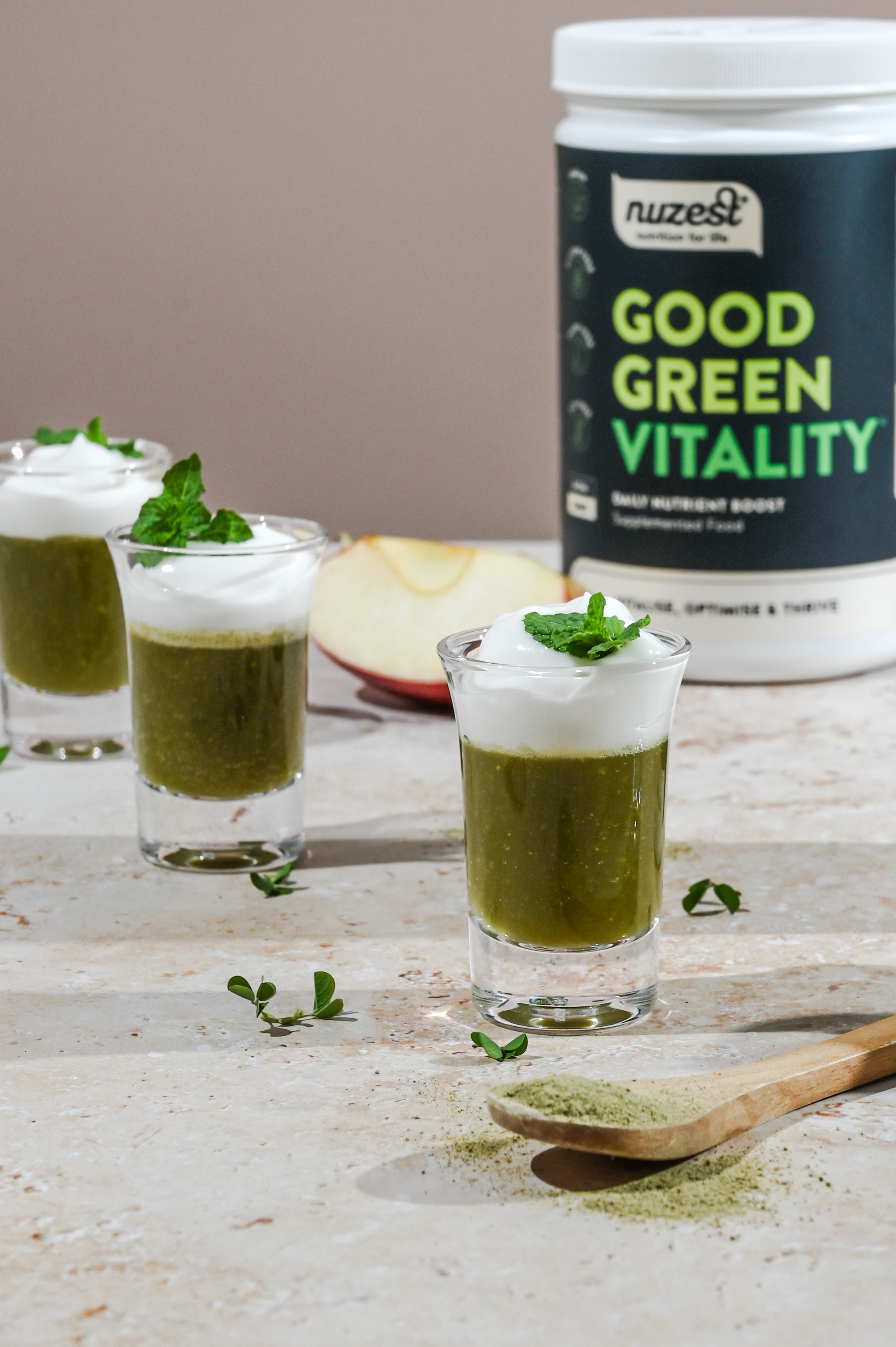 Good Green Vitality Jello Shots