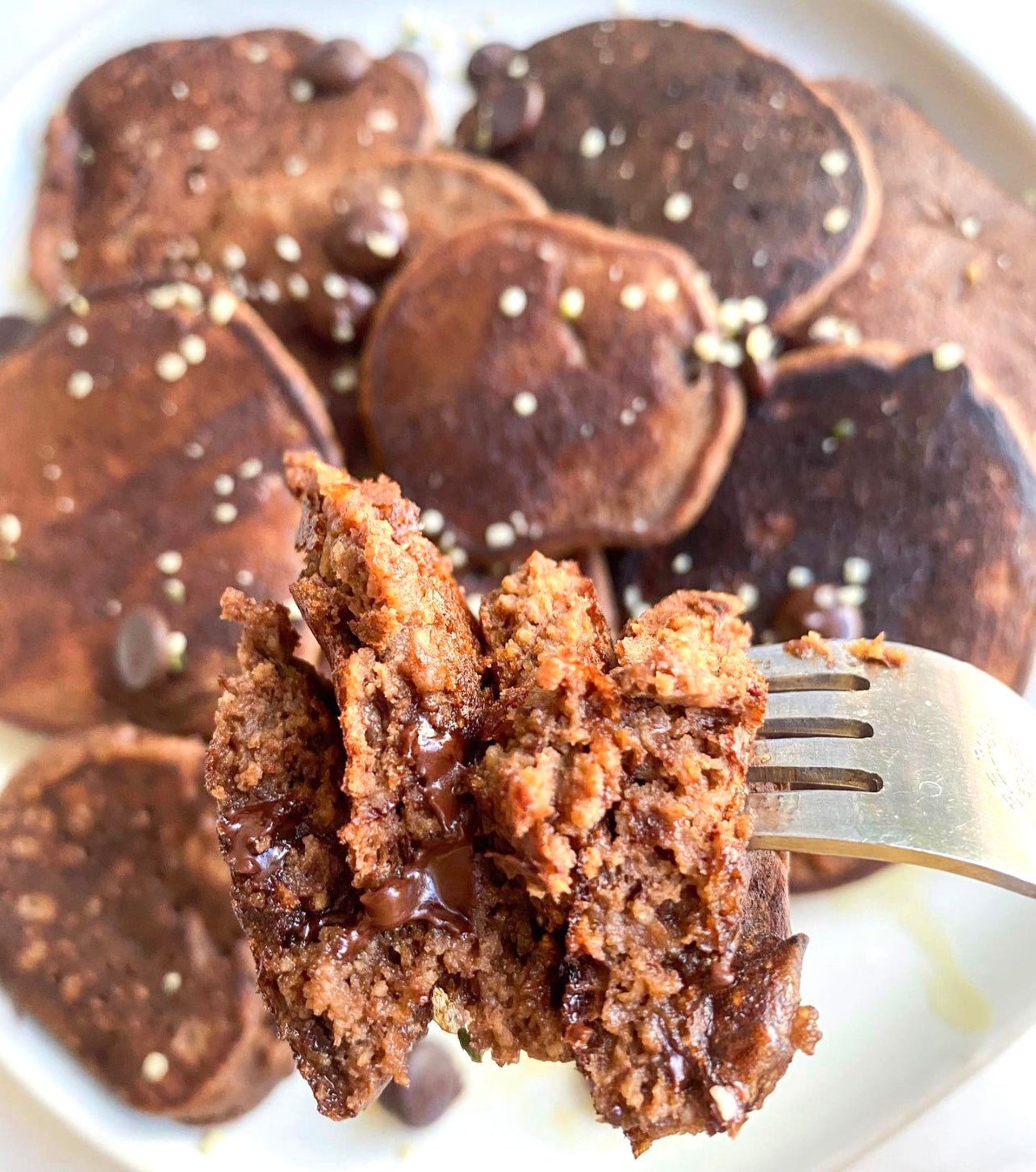 Chocolate Protein Pancakes