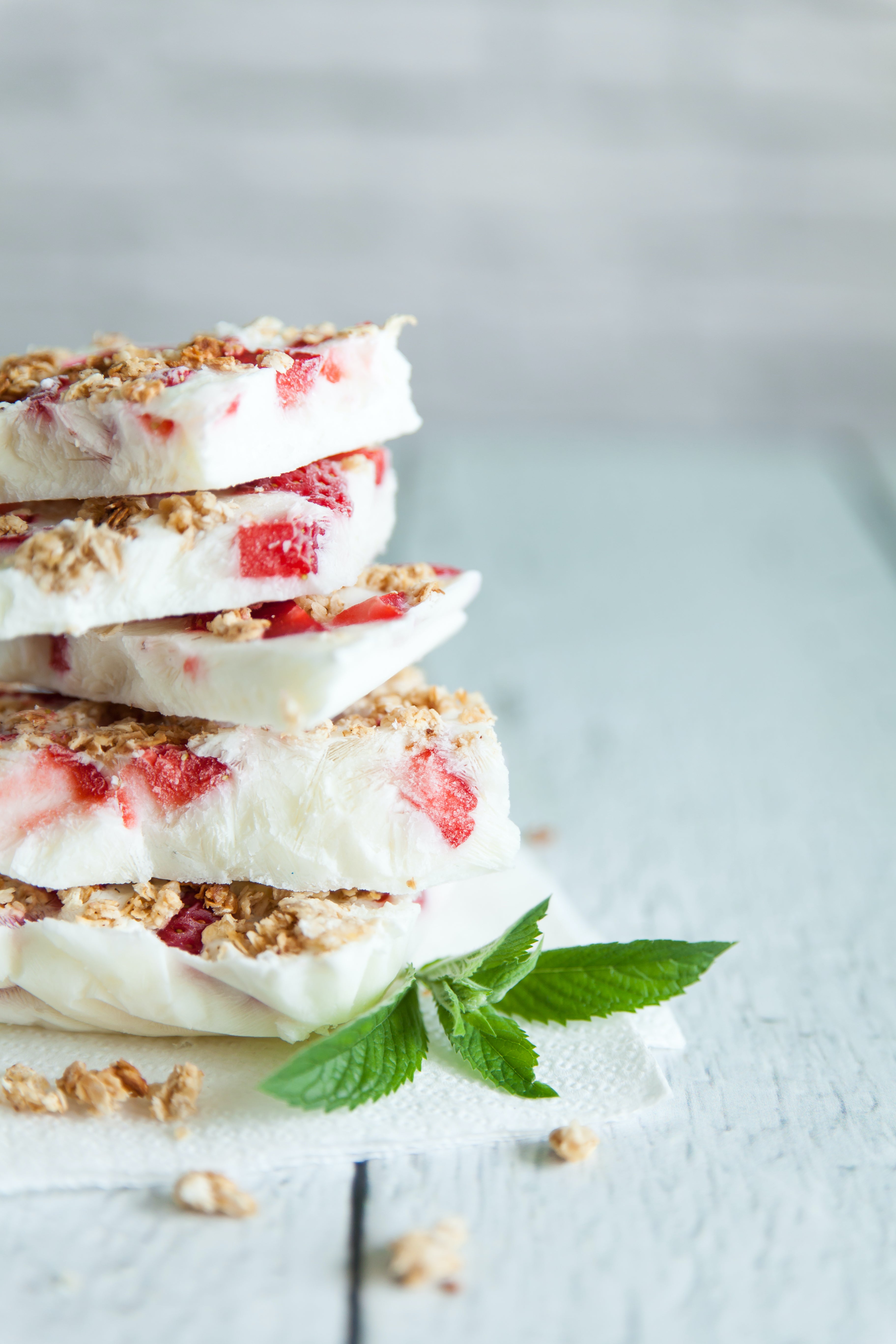 Strawberry Yogurt Bark