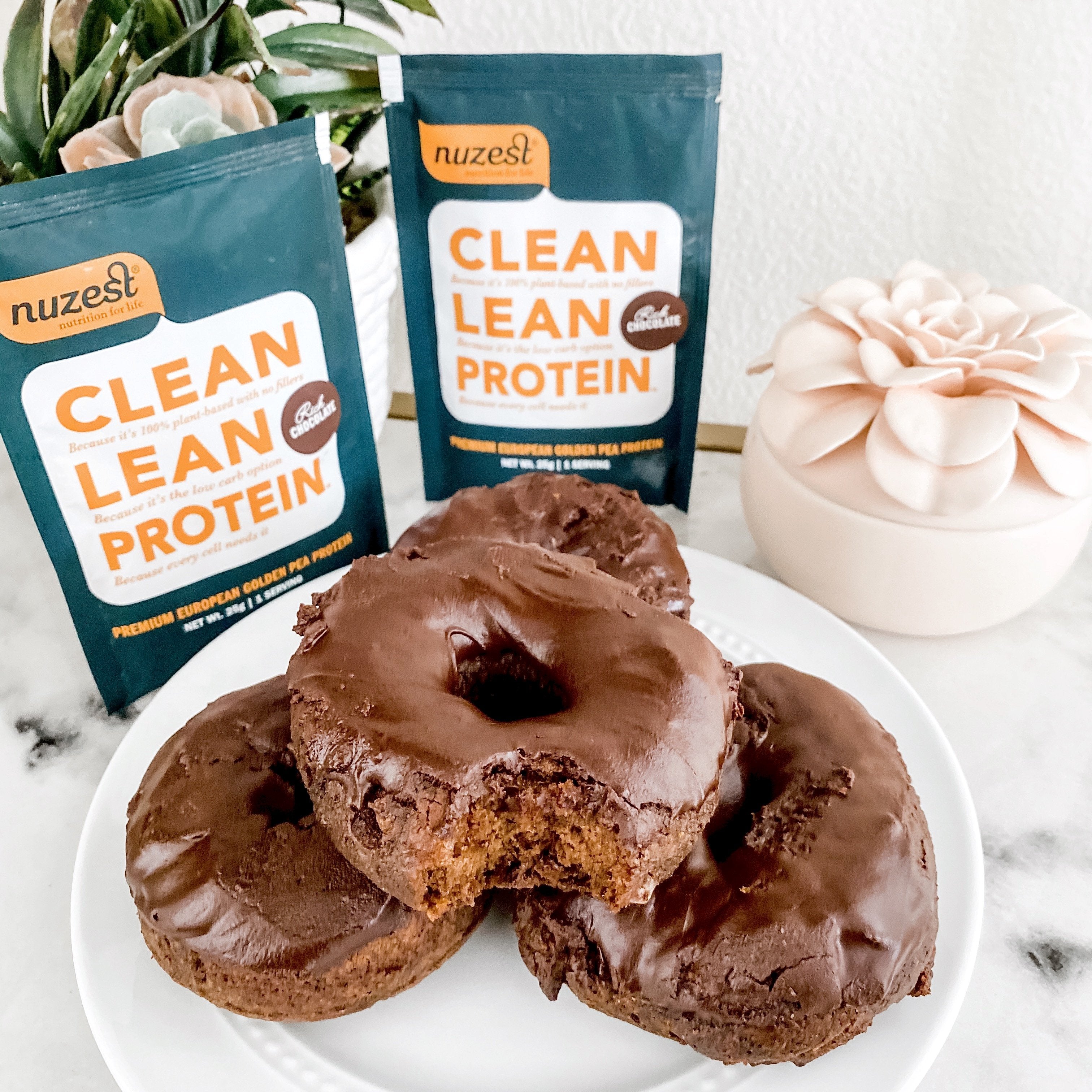 Vegan protein donuts