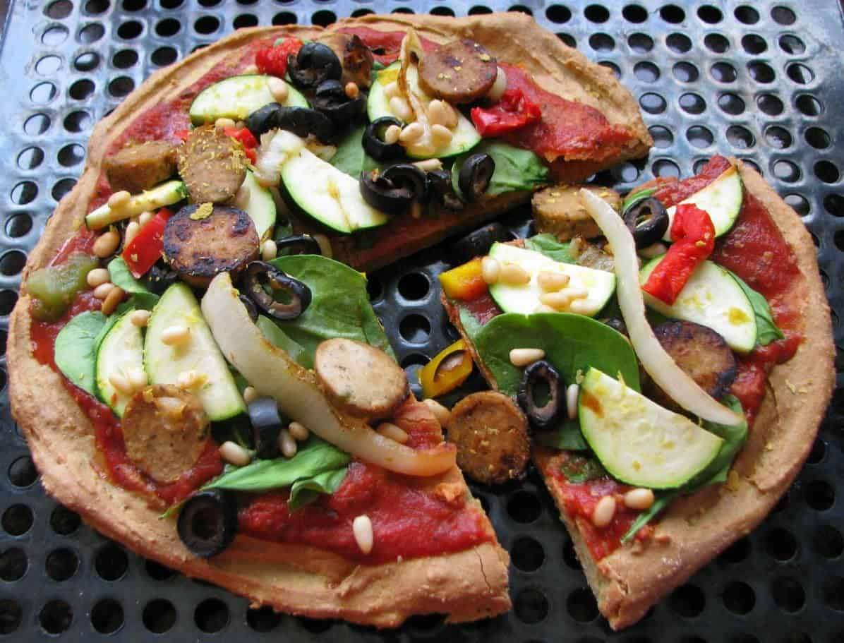 Gluten-Free, Vegan Power Pizza Crust Recipe