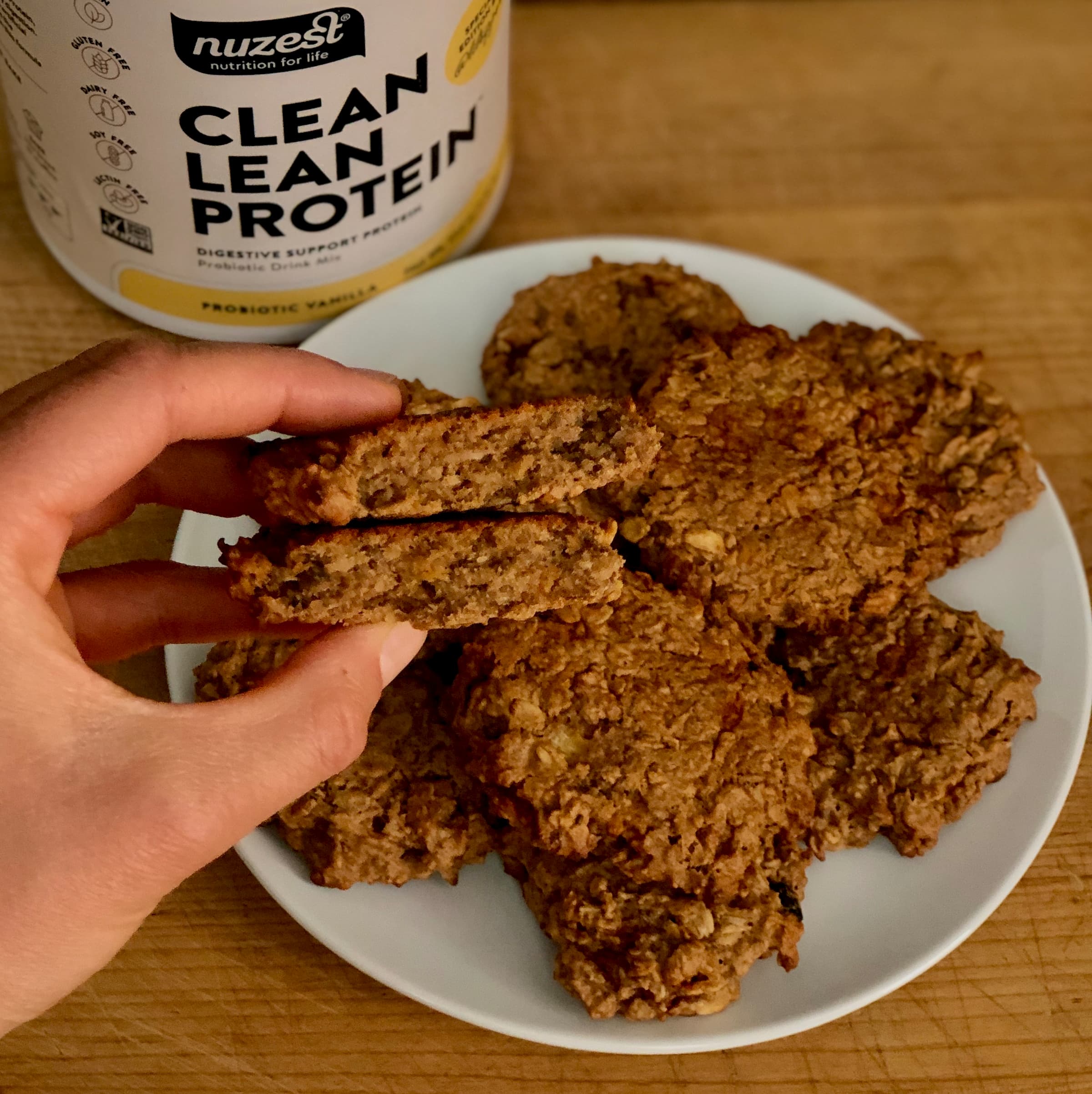 Vegan protein cookies